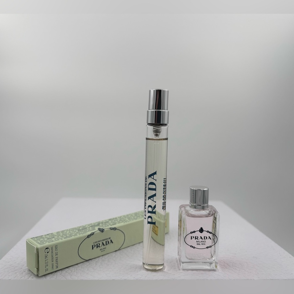 NWT Prada Les Infusions Ginger Rhubarb travel mini gift 2pcs luxury gift bundle
